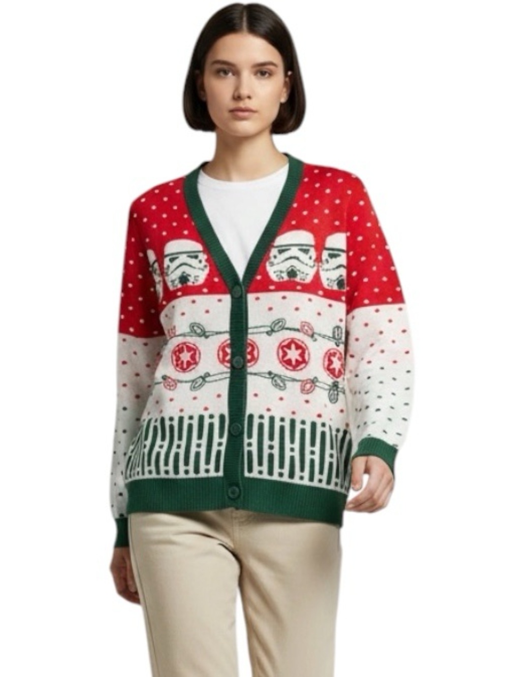 NWOT STAR WARS Darth Vader Christmas Cardigan
